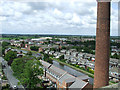 Burscough from the roof of Ainscough Flour Mill