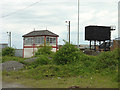 Mantle Lane Signal Box and water tower, Coalville