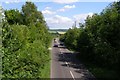 Badger Farm Road from Whiteshute Bridge