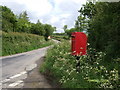 Postbox at road junction