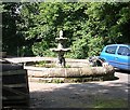 Fountain at the front of house in Dawson Hill