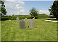 Motte and gravestones, Lilbourne