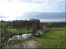 SO5074 : River Teme north of Ludlow by Trevor Rickard