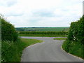 A303 viewed from a minor road, east of Winterbourne Stoke