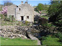 SD8267 : Stepping Stones over Stainforth Beck by John S Turner