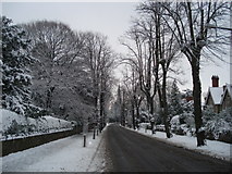 SO7845 : Avenue Road in the snow by Trevor Rickard