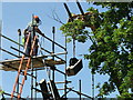 Dismantling Burbage Wharf Crane - 2007