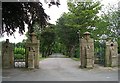 Entrance to Scholemoor Cemetery & Crematorium