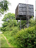 TQ0649 : Water Tower, Albury Estate, North Downs Way by Colin Smith
