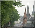 NS8892 : Alloa spires by Paul McIlroy