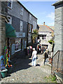 A narrow street in Padstow