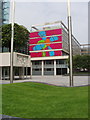 "The fan" mural, Triton Square, Euston