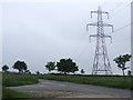 Pylon at Junction, Bradenham Lane.