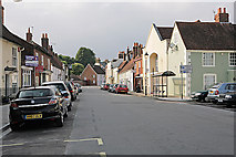 SU5305 : Northern part of High Street, Titchfield Village by Peter Facey