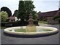 Village fountain, Hinton Martell