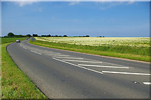 TG5015 : Scratby Road in the direction of Hemsby by Richard Robinson