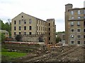 Former Mills (1), viewed from Parkwood Road, Golcar