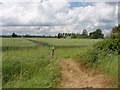 Footpath, Fleet Marston to Lower Blackgrove Farm