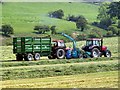 Hay making at Ecklands