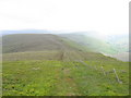 SJ0834 : View north-east along the Cadair Bronwen ridge by Eric Jones