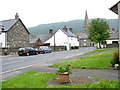 Western approach to the sharp bend in Llandrillo