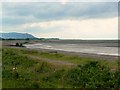 ST0143 : A view towards Blue Anchor Bay from the train to Minehead by Brian Robert Marshall