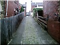 Cobbled alley, from Locke Avenue to Park Grove