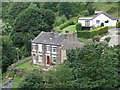 Delph End viewed from footpath around Round Hill