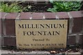 Millennium Fountain Plaque