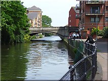 SU7273 : River Kennet, Reading by Andrew Smith