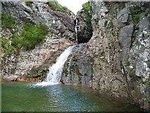 NG4929 : Waterfall on the Allt Daraich by John Allan