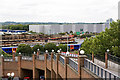 Entrance ramp to Swan multistorey car park, Eastleigh