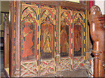 TG4119 : St Nicholas, Potter Heigham, Norfolk - Screen by John Salmon