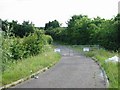 Gated private road near Bullockstone