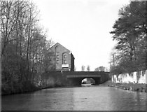 SP7253 : Bridge 51 and Blisworth Mill, Grand Union Canal by Dr Neil Clifton