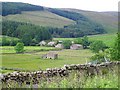 Cotterdale Village from the slopes of Shunner Fell