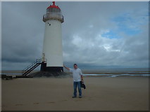 SJ1285 : Point of Ayr lighthouse by Adie Jackson