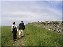 NT5034 : Walkers on the Southern Upland Way by Walter Baxter