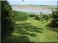 View onto the river Wyre from the footpath