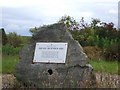 Fascally Recreation Area plaque