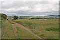 Looking East from the bridleway towards Severnlodge Cottage, and the Severn Valley beyond.