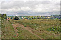 SO7480 : Looking East from the bridleway towards Severnlodge Cottage, and the Severn Valley beyond. by Robert Caldicott