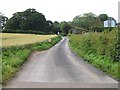 View along Crooked S Road towards Ripple Farm