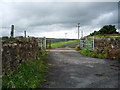 The road to Whittakers Farm