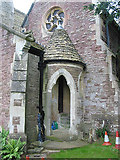 SO7119 : Doorway detail St. John the Baptist's Church by Pauline E
