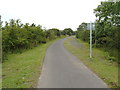 Cycle path along the route of an old railway line