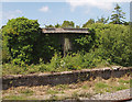 G2504 : Ruins of old waiting room at Foxford station by Liz McCabe