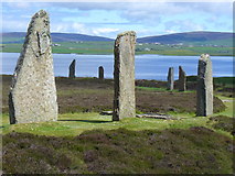 HY2913 : Ring of Brodgar and Loch Harray by Colin Smith