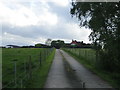 Farm road, Windmill Hill Farm near Sandhill