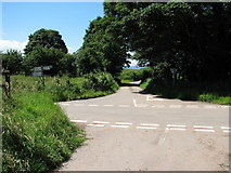 SO4904 : Road junction at Trellech Cross by Roy Parkhouse